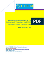 E-Proceedings - ICCRET-2023