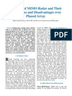 Concepts of MIMO Radar and Their Adv and Disadv Over Phased Array