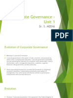 Corporate Governance - Unit 1