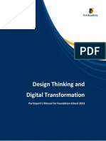 Design Thinking and Digital Transformation Manual 2023