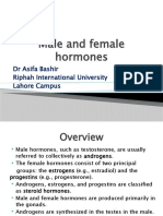 Male and Female Hormones