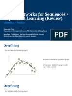 Neural Networks For Sequences / Supervised Learning (Review)