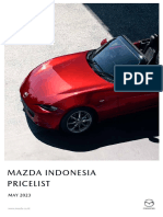 Mazda Indonesia Pricelist Jakarta 2023 With Color Chart