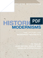 Jean-Michel Rabaté, Angeliki Spiropoulou - Historical Modernisms - Time, History and Modernist Aesthetics-Bloomsbury Publishing (2022)