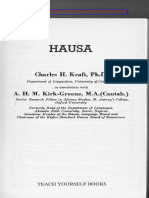 Hausa, Teach Yourself (Kraft)