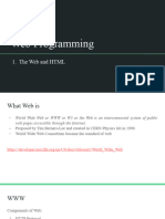 01.the Web and HTML