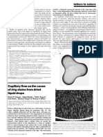 Capillary Flow As The Cause of Ring Stains From Dried Liquid Drops