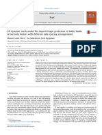 2D Dynamic Mesh Model For Deposit Shape Prediction in Boiler Banks of Recovery Boilers With Different Tube Spacing Arrangements