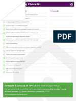 House Viewing Checklist