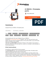 Original Prusa I3 Mk3s Printable Parts