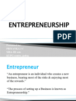 Entrepreneurship