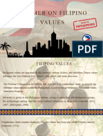 A Primer in Filipino Values