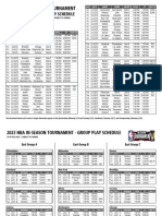 NBA in Season Tournament Schedule As of 8 15 23