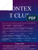 Contex T Clue