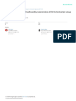 Simulation and Arduino Hardware Implementation of DC Motor Control Using Sliding Mode Controller