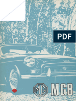 MG MGB Tourer Ghn4 Owner's Handbook