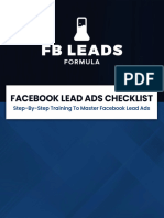 Fred Lam - Facebook Lead Ads CheckList