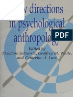 New Directions in Psychological Anthropology