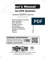 Tripp Lite Owners Manual 873537