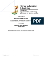 Electrical Trade Theory n1 QP Aug 2019