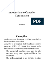 Introduction Compiler