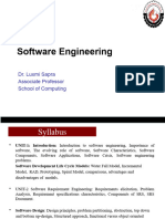 BCA Software Engineering 1-5 Unit