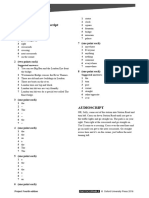 Unit 4 Answer Key and Audio Script