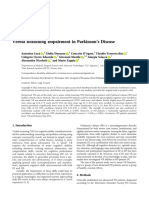 Verbal Reasoning Impairment in Parkinson's Disease