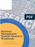 Business Management Student Research Workbook