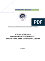 M.SC PG-Syllabus - Physics - GM University