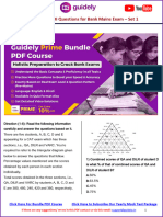 Triangle Chart DI Questions For Bank Mains Exam - Set 1