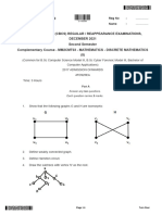 BSC Bca 2 Sem Mathematics Discrete Mathematics 2 21103330 Dec 2021