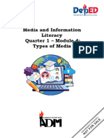 MIL - Q1 - M4 - TYpes of Media