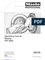 Miele PW 5065 Operating Manual