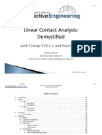 Seminar Linear Contact Analysis Notes