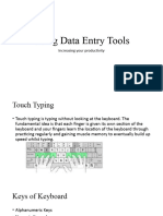 Data Entry Tools