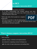 Chapter 1 Introduction To HCI