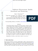 Night Sky Brightness Measurement Quality Assessmen