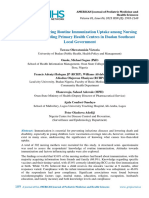 109-124 Factors Influencing Routine Immunization Uptake Among Nursing