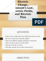 W1 Electric Charge Coulumbs Law Electric Fields and Electric Flux