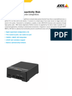 Datasheet Axis d3110 Connectivity Hub en US 405294