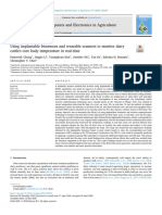 Using Implantable Biosensors and Wearable Scanners To Monitor Dairy Cattle's Core Body Temperature in Real-Time