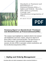 Standards On Treatment and Rehabilitation of Prisoners