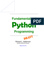 Fundamentals of Python Programming