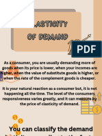 Elasticity of Demand Applied Economics