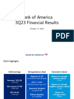 BofA The Presentation Materials - 3Q23