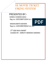 Movie Ticket Booking System Project Report