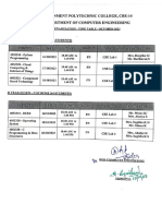 Model Exam Timetable