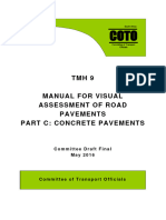 TMH9 Manual Visual RoadPavements PartC Concrete