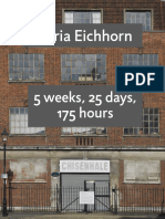 Maria Eichhorn 5 Weeks 25 Days 175 Hours Chisenhale Gallery 2016